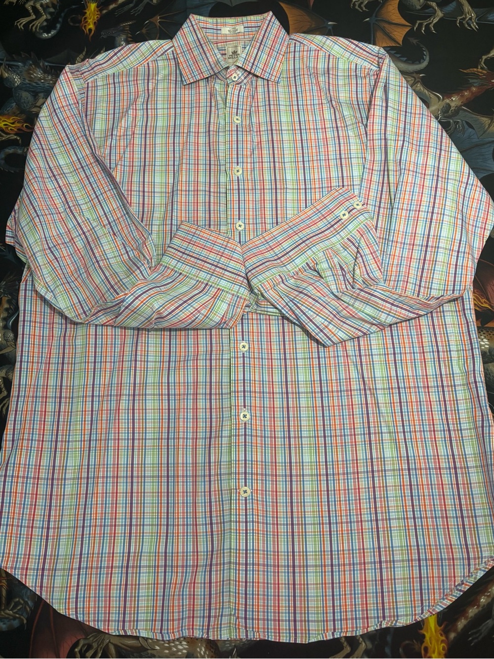 TAKING OFFERS! Peter Millar Seaside Finish Button Down, Large - Picture 3 of 3